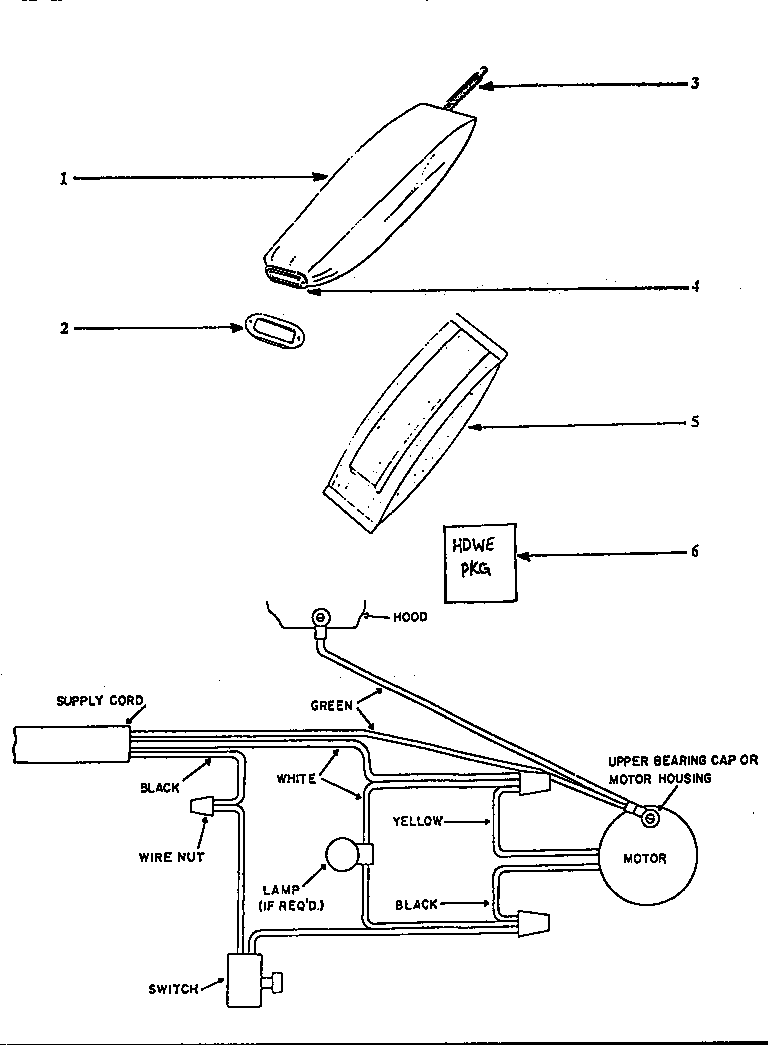 HANDLE AND BAG HOUSING