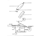 Eureka S661D handle and bag housing diagram