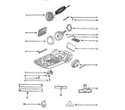 Eureka 6865DN motor assembly diagram