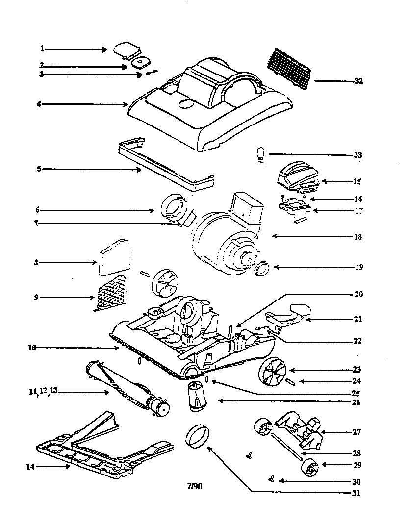 NOZZLE AND MOTOR ASSEMBLY