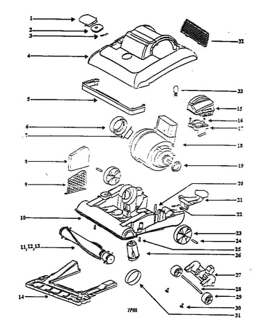 Nozzle and motor assembly