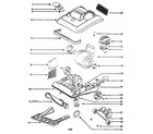 Eureka 7650ATX nozzle and motor assembly diagram