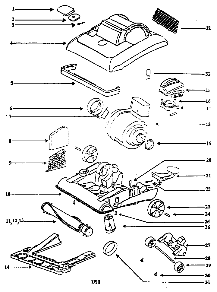 NOZZLE AND MOTOR ASSEMBLY
