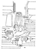 Handle and bag housing