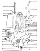 Handle and bag housing