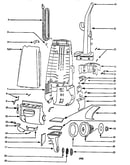 Handle and bag housing