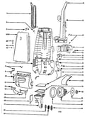 Handle and bag housing