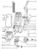 Handle and bag housing