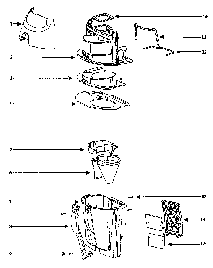 Cyclonic cassette assembly
