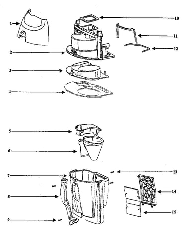 Cyclonic cassette assembly