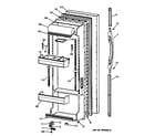 GE TFX25JRBAWW fresh food door diagram