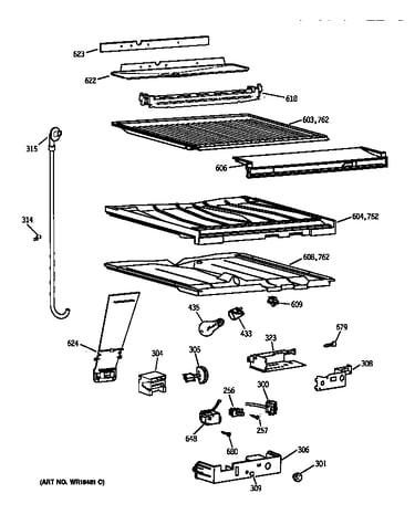 Compartment separator parts
