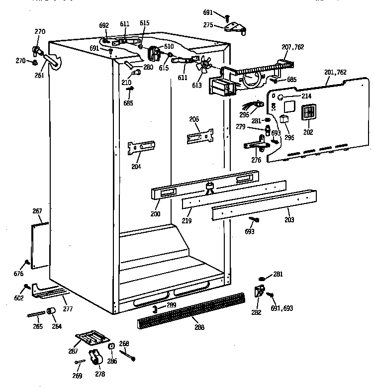 CABINET PARTS