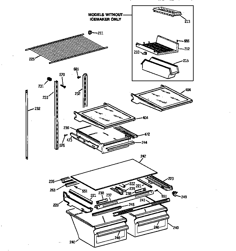 SHELF PARTS