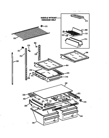 Shelf parts