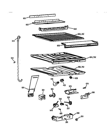 Compartment separator parts
