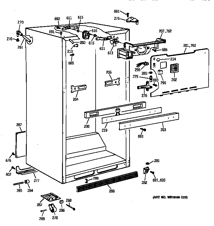 Cabinet parts