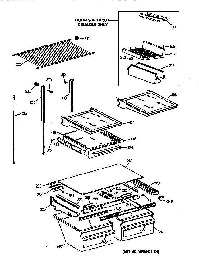 Shelf parts
