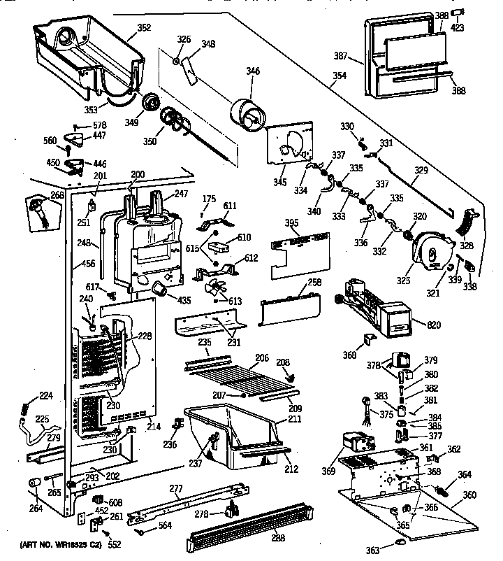 Freezer section