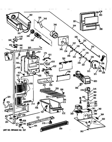 Freezer section
