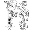 GE TFX28PBBAWW freezer section diagram