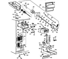 GE TFX30PPBAAA freezer section diagram