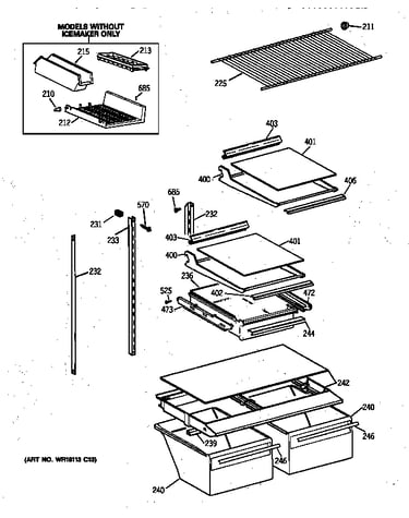 Shelf parts