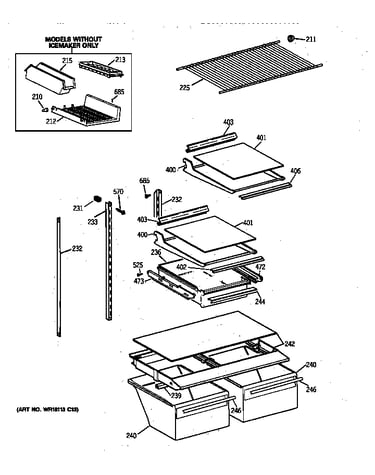 Shelf parts