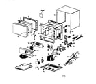 GE JE320GA01 microwave parts diagram