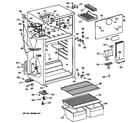 Hotpoint CTX14CIBFRWW cabinet parts diagram