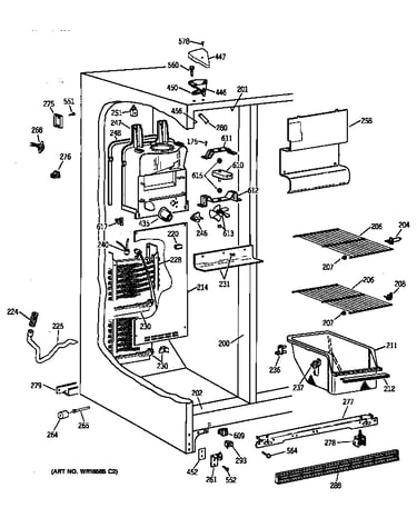 Freezer liner