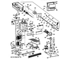 GE MSX25DPBAWW freezer section diagram