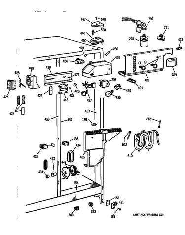 Refrigerator cabinet parts