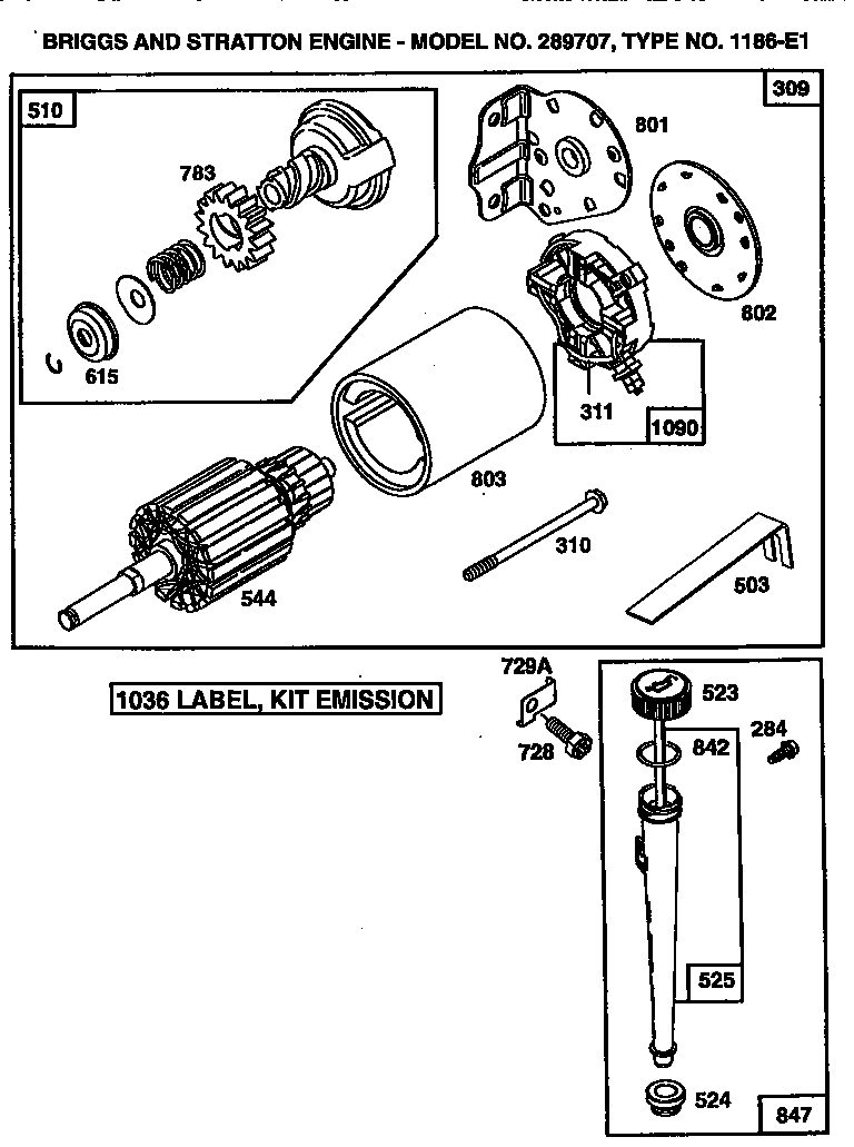 MOTOR AND DRIVE STARTER