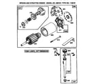 Briggs & Stratton 289707-1186-E1 motor and drive starter diagram