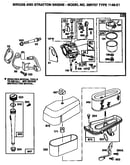 Carburetor and air cleaner assembly
