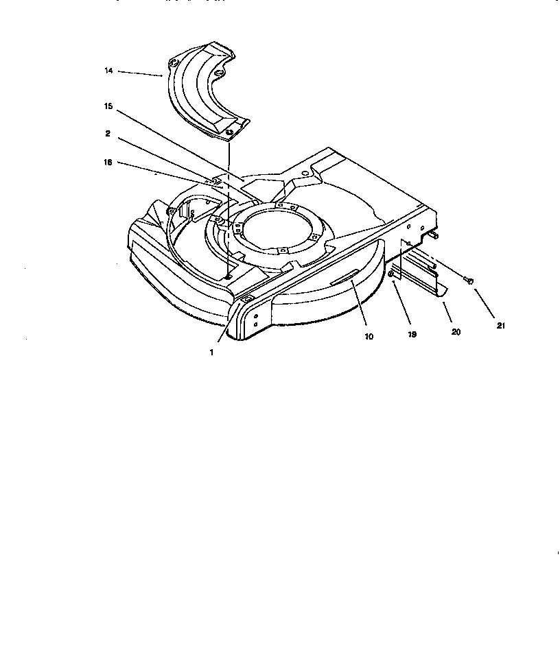 Cover assembly (for 10227 only)