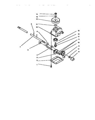 Gear case assembly (10304 only)