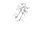 Lawn-Boy 10304-7900001 AND UP handle assembly diagram