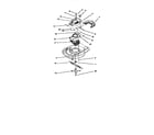 Lawn-Boy 10247-8900001 AND UP engine and blade assembly diagram