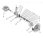 Lawn-Boy 10314-7900001 AND UP rear axle assembly diagram