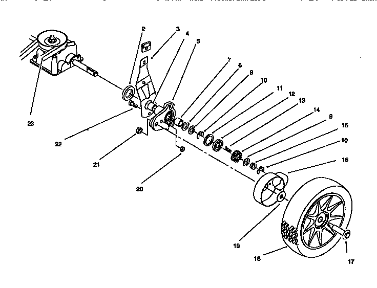 Rear axle assembly