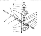Lawn-Boy 10314-7900001 AND UP gear case assembly diagram