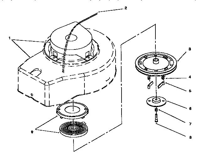 Recoil starter assembly