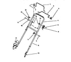 Lawn-Boy 10314-7900001 AND UP handle assembly diagram