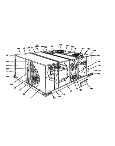 Single package gas/electric unit
