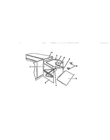 Economizer/motorized damper rain hood assembly (item 1)