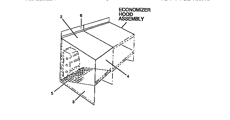 Power exhaust rain hood assembly