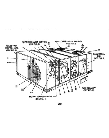 Single package gas/electric unit