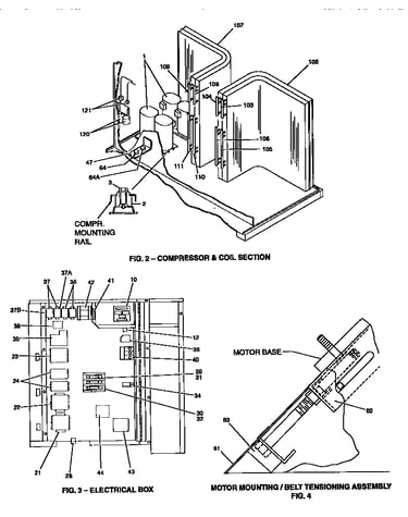 Compressor/ electrical and motor mounting
